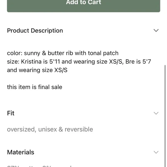 Daily Drills Oversized Thermal - Sunny + Butter - Picture 5 of 7